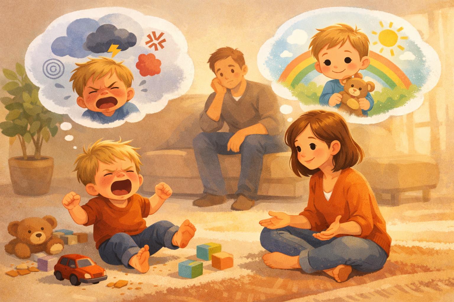 The two-year-old's rebellion: how to respond to anger and the constant "no"