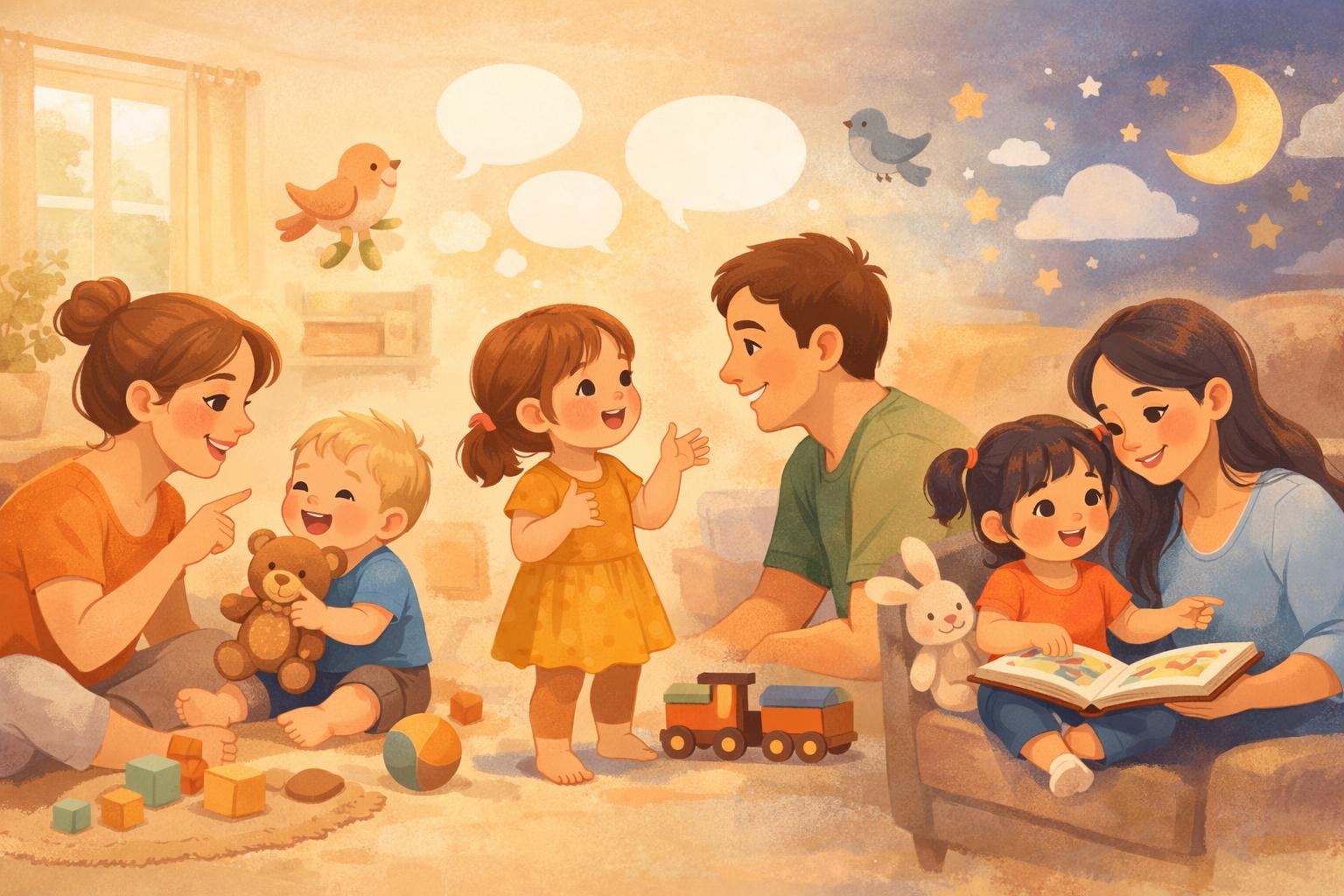 Speech development between ages one and three: what to expect and how to support it