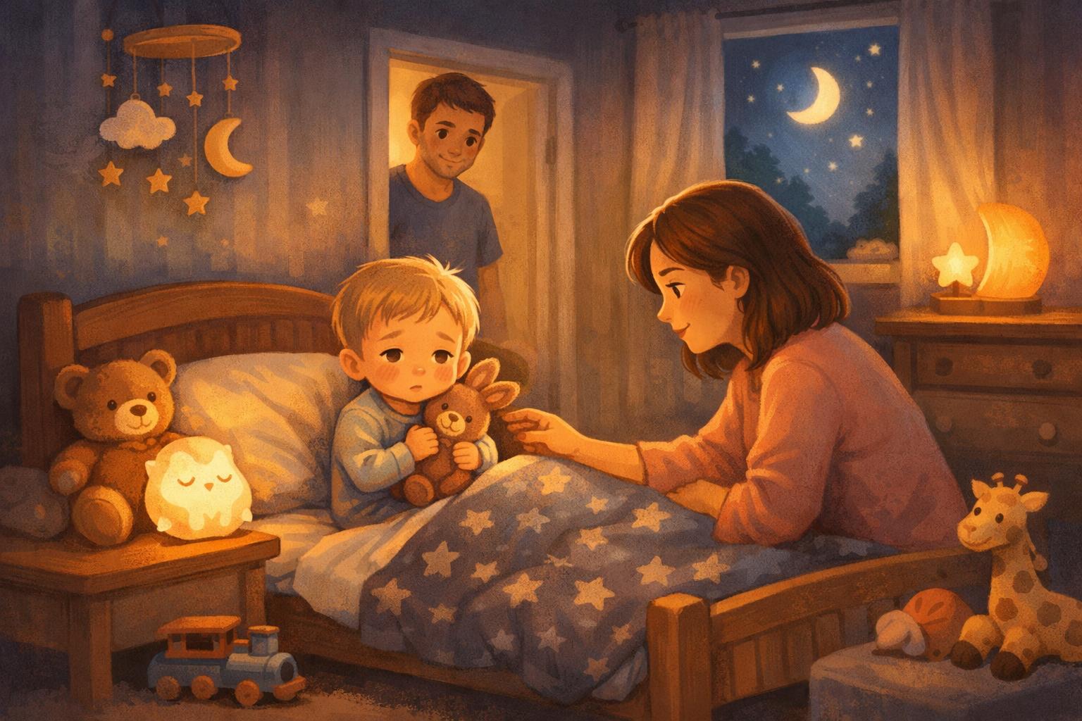 Night wakings in a two-year-old: why they happen and what you can do