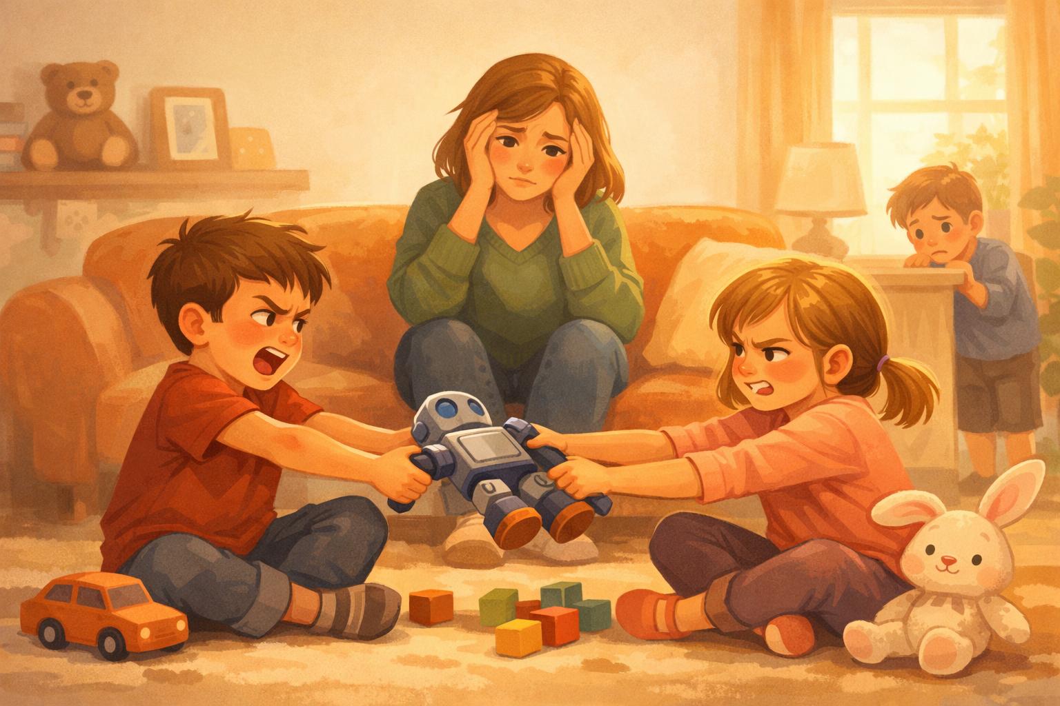 Sibling rivalry: how to ease the squabbles and jealousy