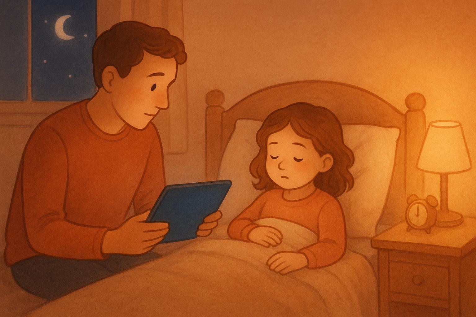 Screen time before bed: what actually helps kids fall asleep faster