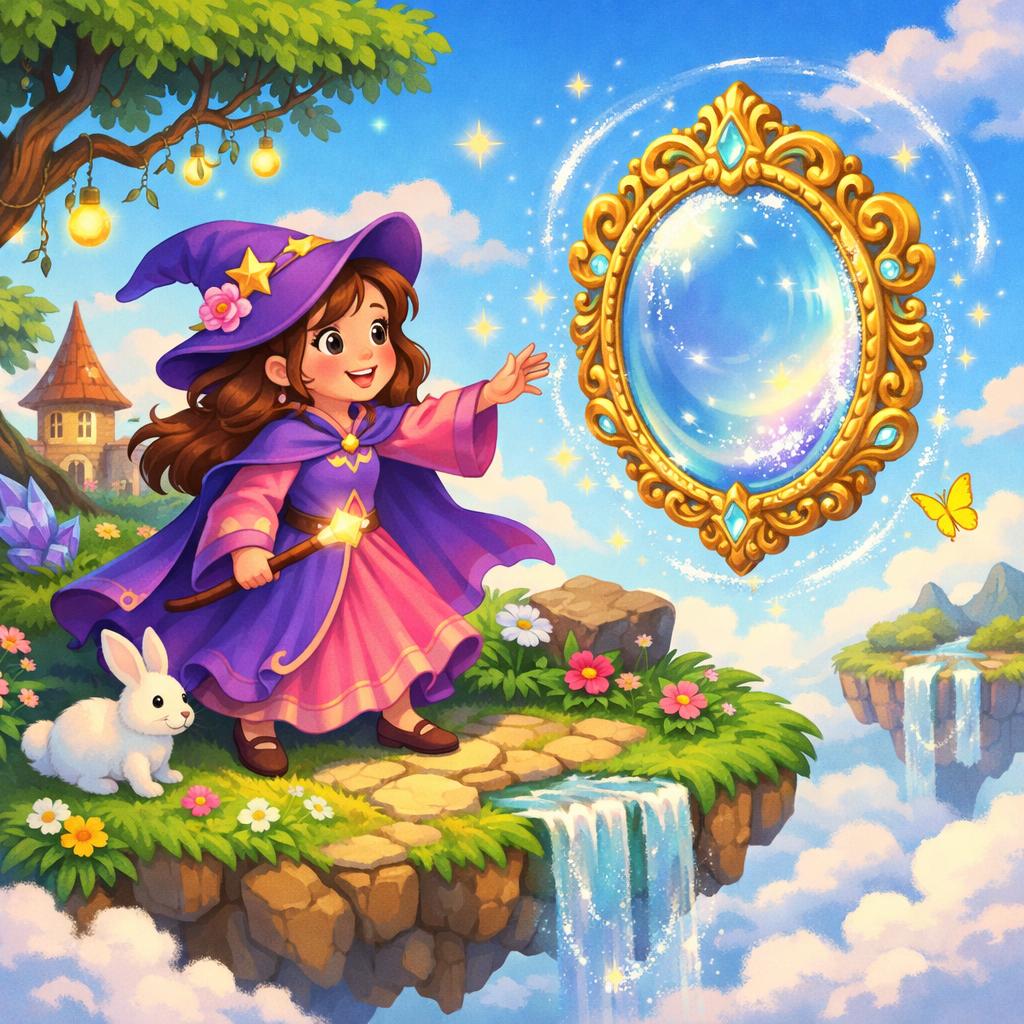 The Enchantress and the Floating Mirror